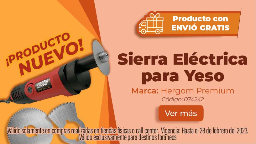 Envío gratis en Sierra Eléctrica para Yeso